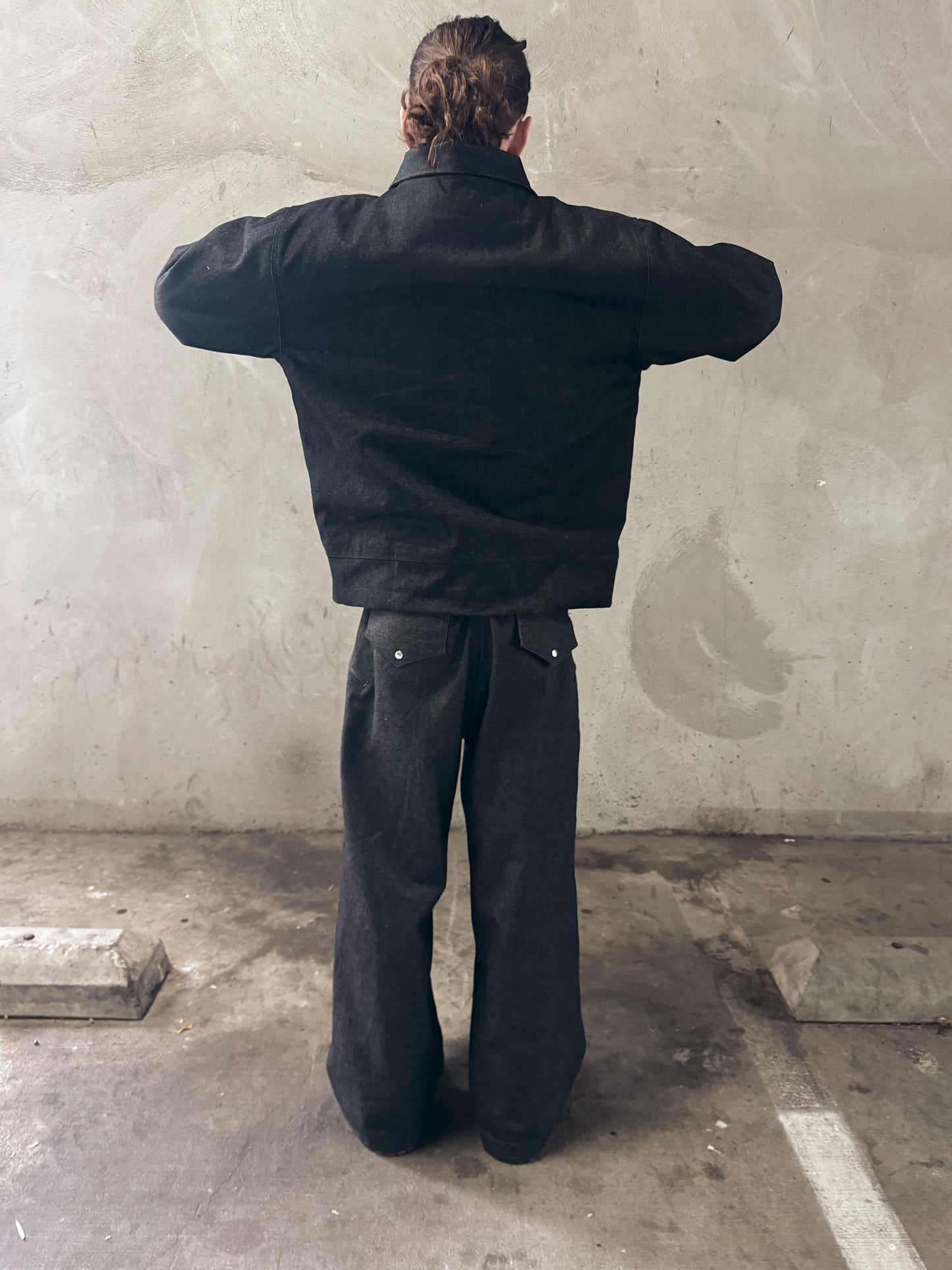Raw Denim Trousers
