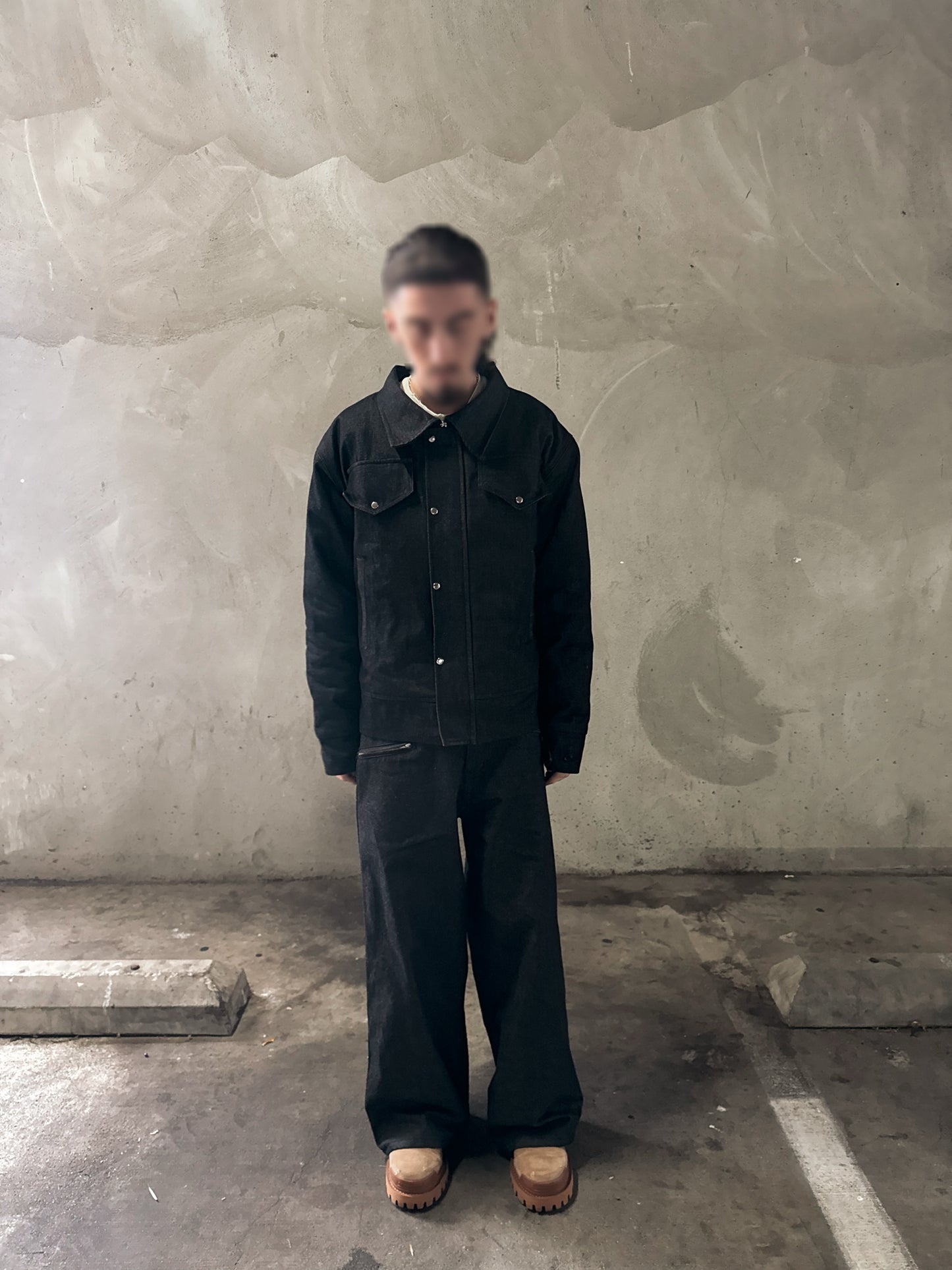 Raw Denim Trousers